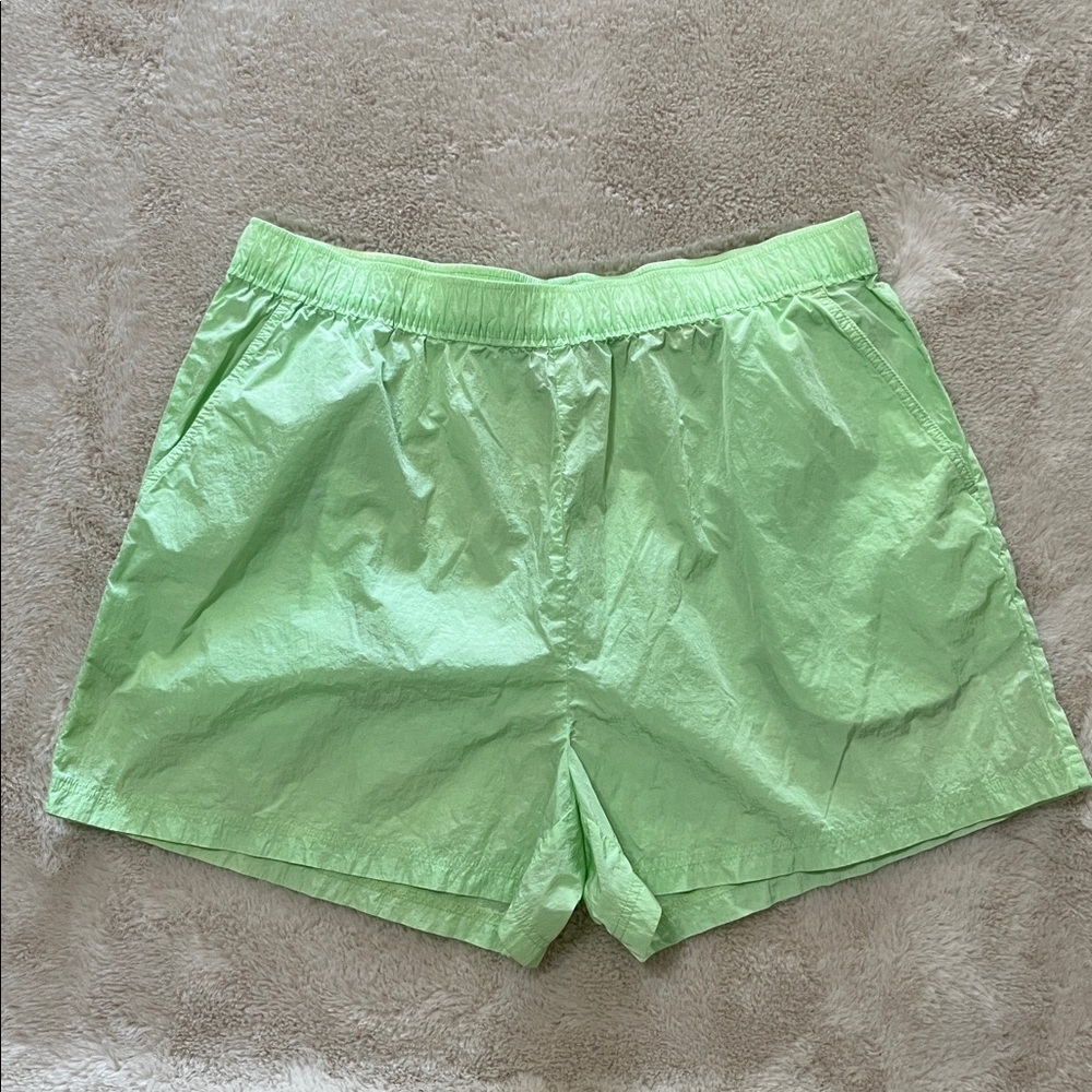 TNA Light Green Athletic Shorts - Picture 2 of 6
